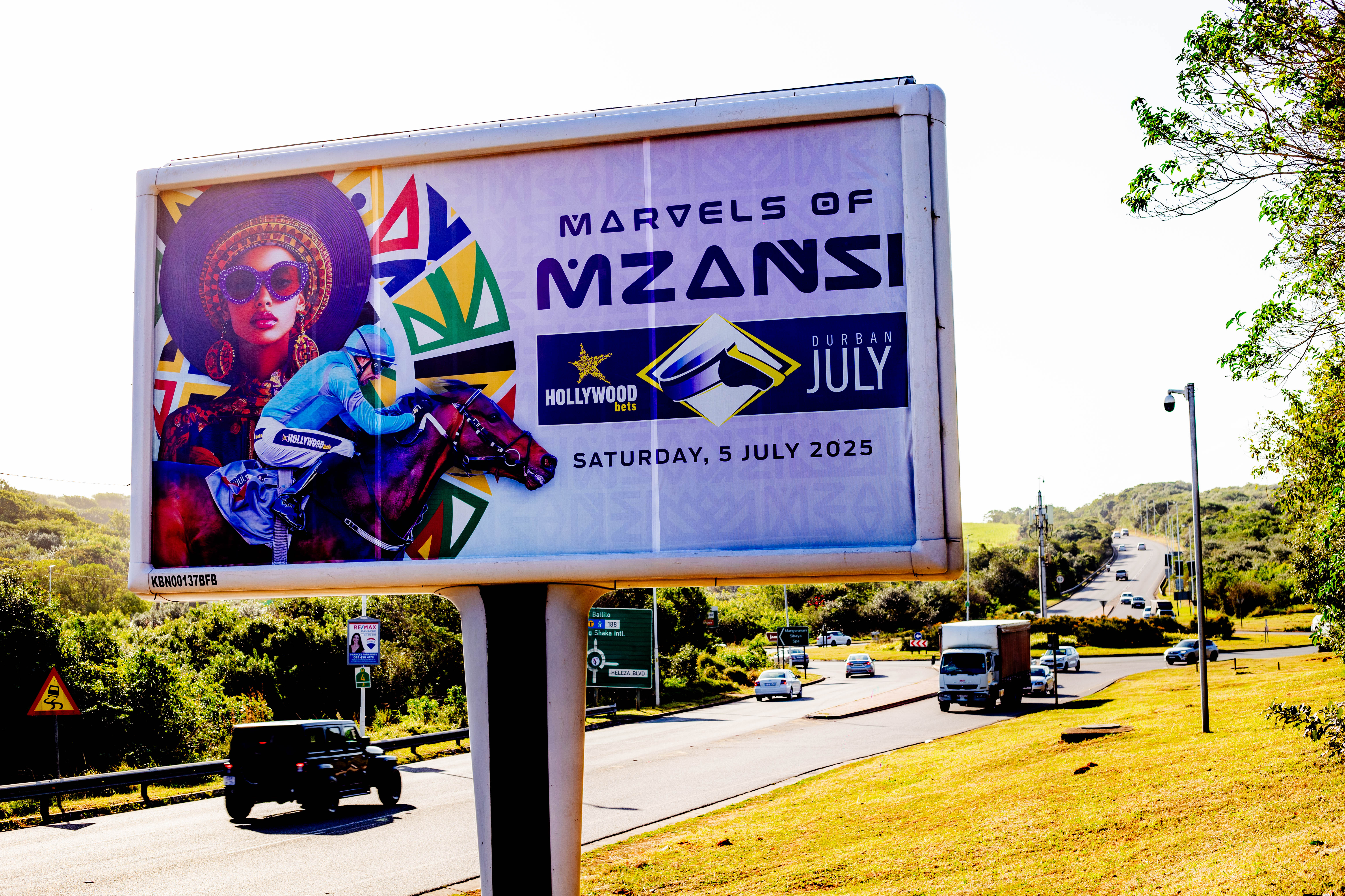 Hollywoodbets Durban July campaign visual