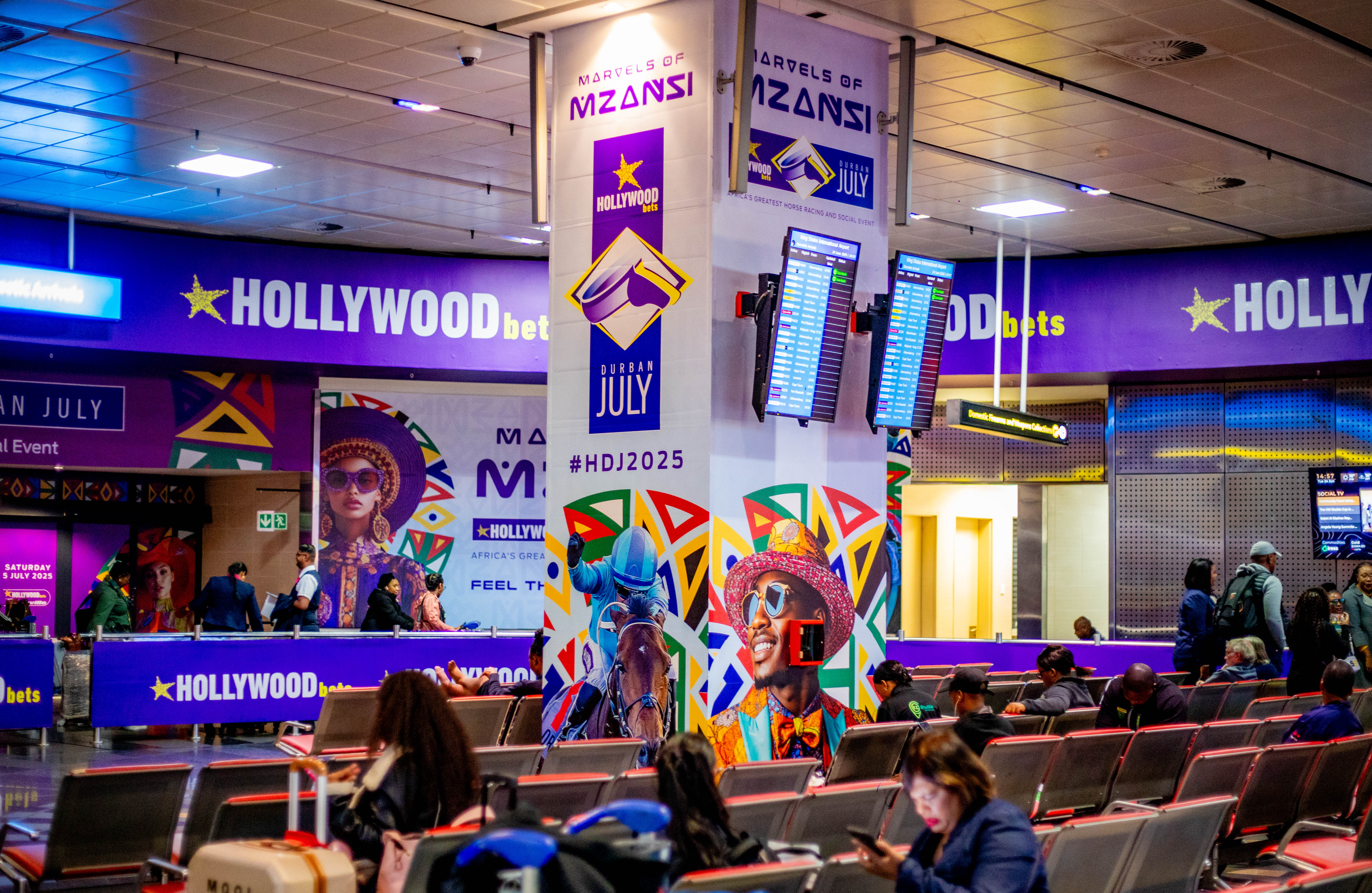 Hollywoodbets Durban July race-day video still