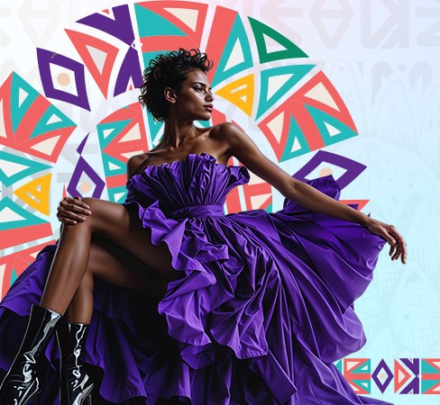 Hollywoodbets Durban July fashion portrait